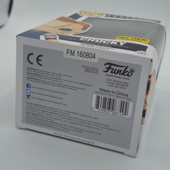 Funko POP! Bride of Chucky Bloody Chucky #315 Vinyl Figure Hot Topic Exclusive - Picture 6 of 8